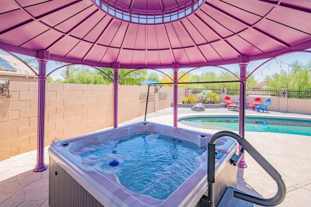 Boho Chic Arizona Villa W Pool & Mini Golf Casa Grande Exterior photo