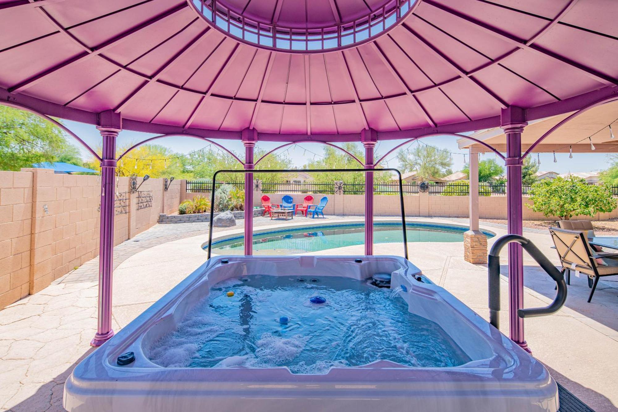 Boho Chic Arizona Villa W Pool & Mini Golf Casa Grande Exterior photo